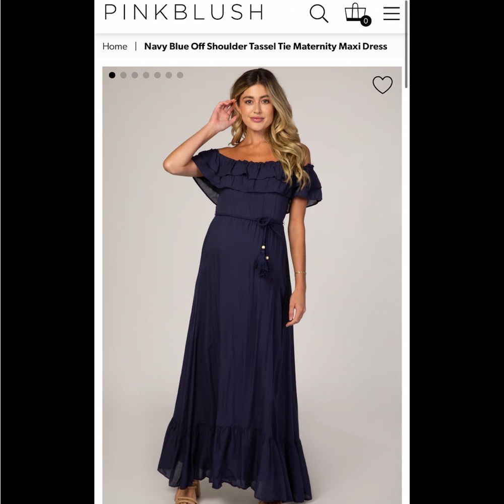 PinkBlush Maternity Maxi Dress